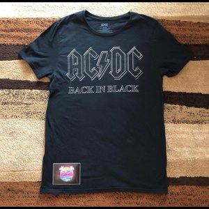ACDC Back In Black Adult T-Shirt Size M